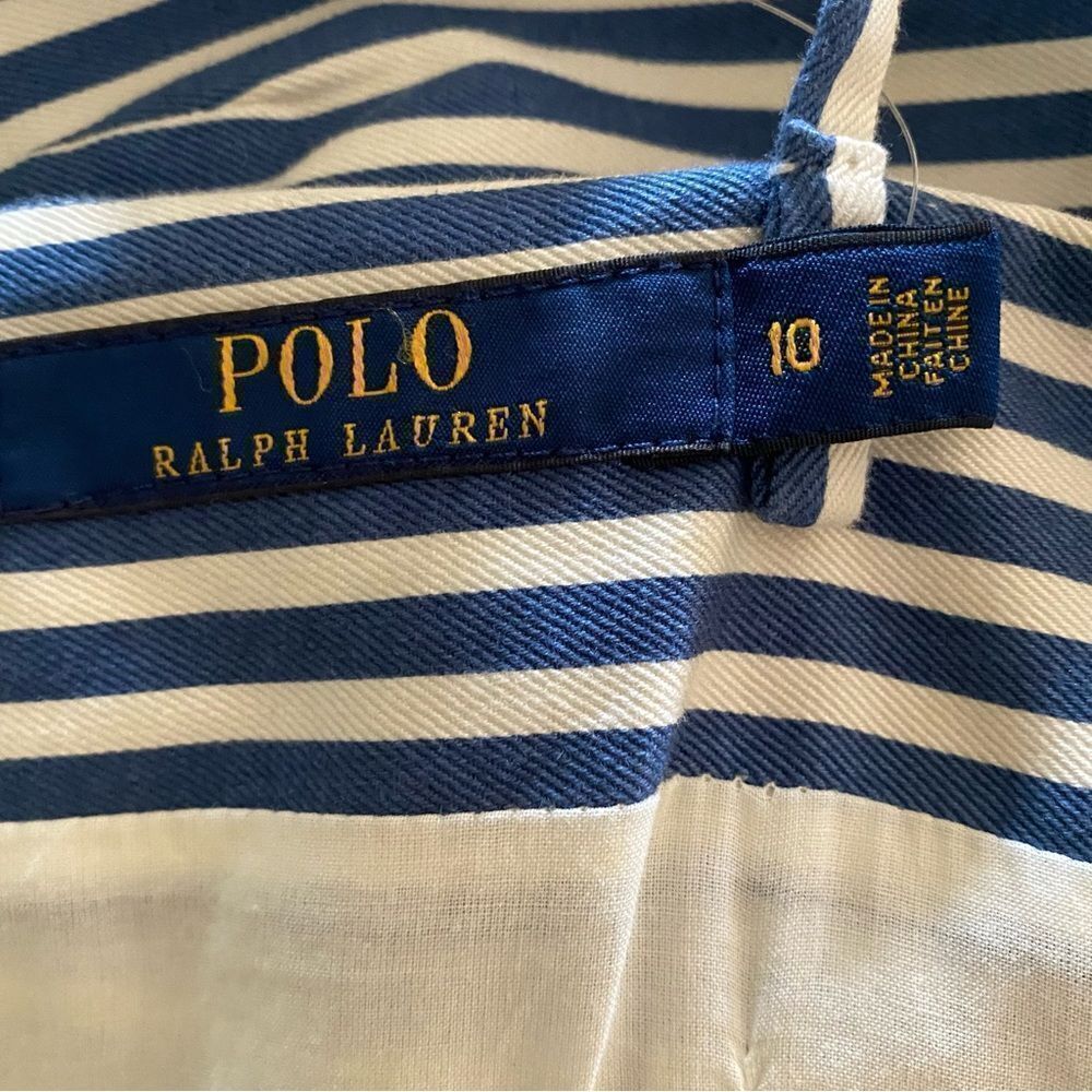 NEW Polo Ralph Lauren | 100% Cotton Striped Dress - Picture 10 of 10